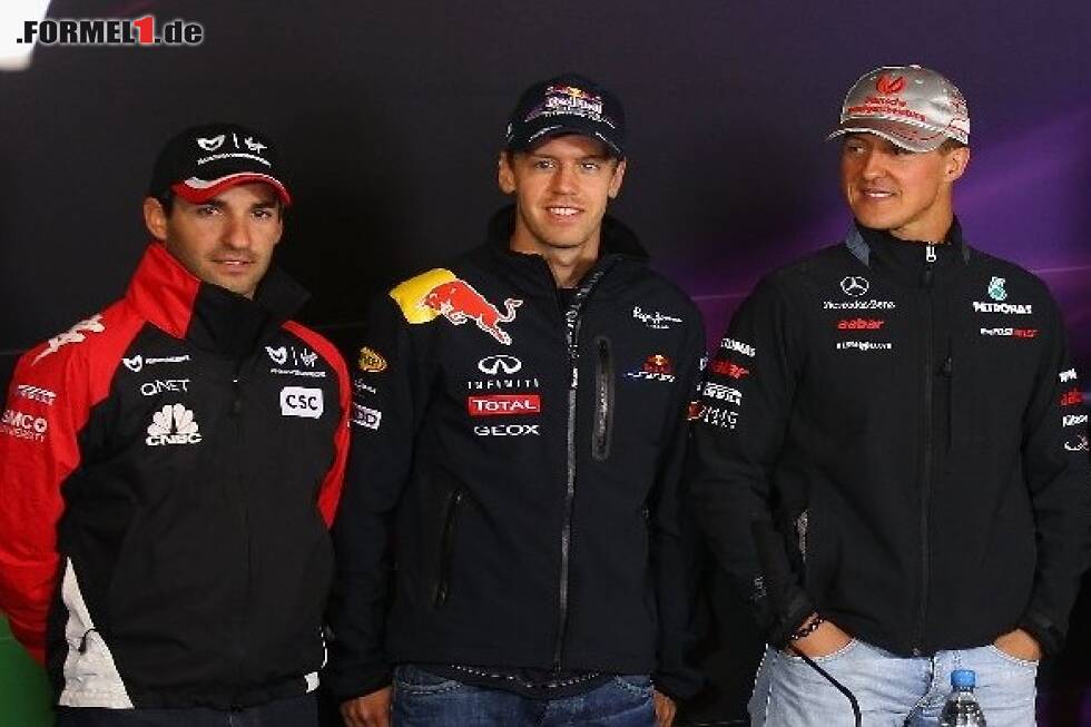 Foto zur News: Timo Glock, Sebastian Vettel, Michael Schumacher, Nick Heidfeld, Adrian Sutil, Nico Rosberg
