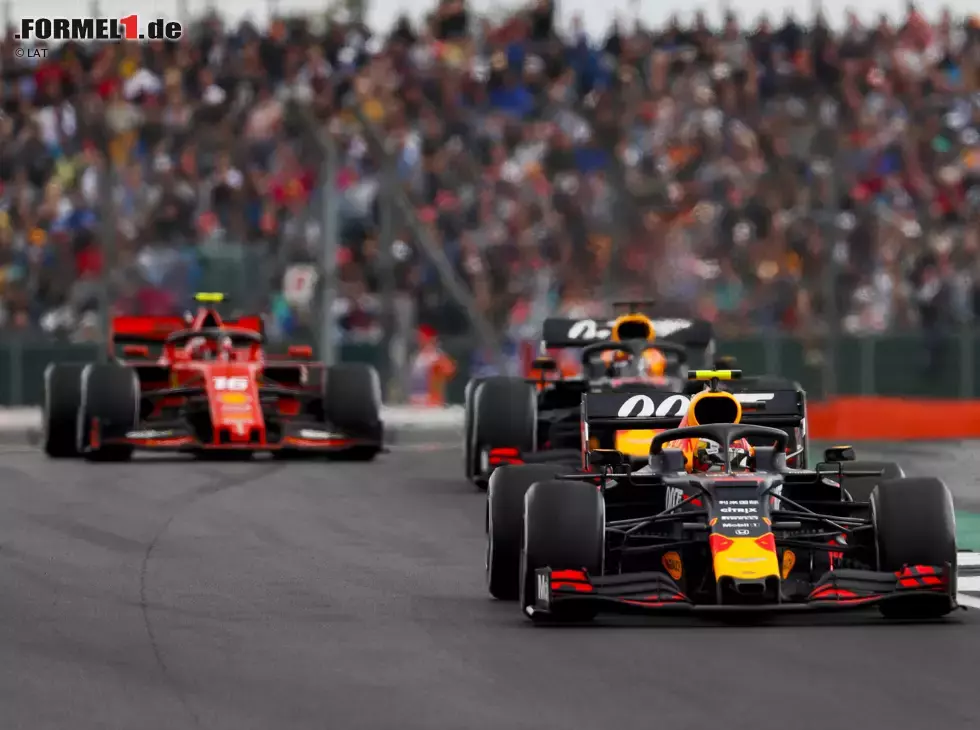 Foto zur News: Pierre Gasly, Max Verstappen, Charles Leclerc