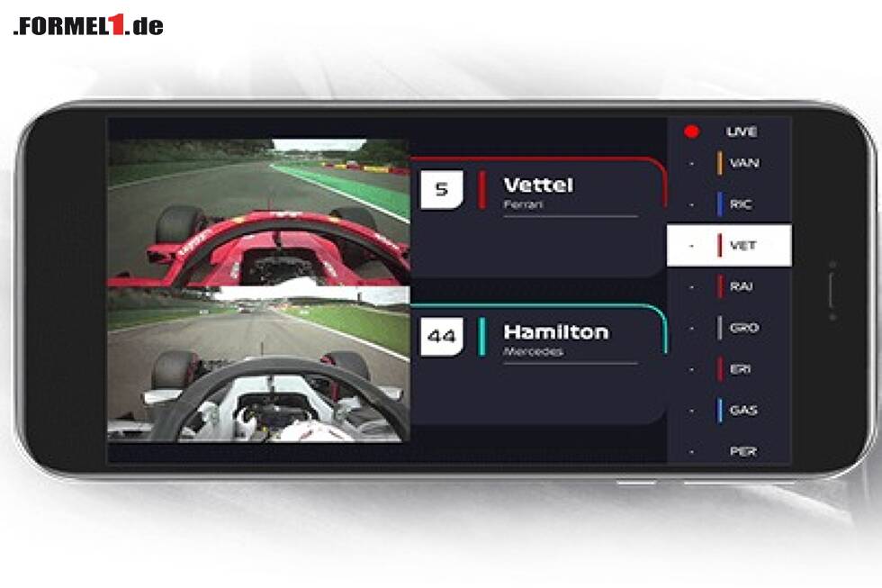 Foto zur News: F1 TV Pro: Der Battle Mode