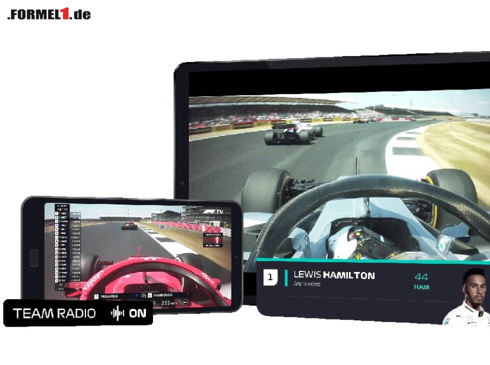 Foto zur News: F1 TV Pro: Erhalten Sie einen direkten Audiofeed über das Geschehen auf der Strecke und in der Boxengasse