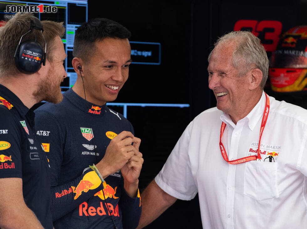 Foto zur News: Alexander Albon, Helmut Marko