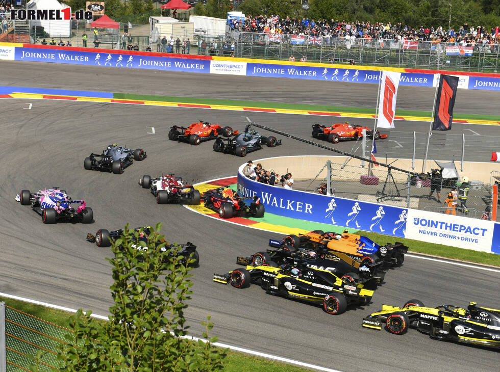 Foto zur News: Start zum GP Belgien 2019 in Spa
