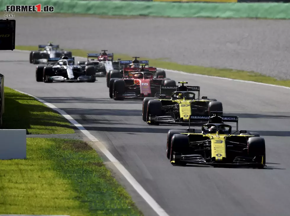 Foto zur News: Daniel Ricciardo, Nico Hülkenberg, Charles Leclerc, Carlos Sainz, Lewis Hamilton