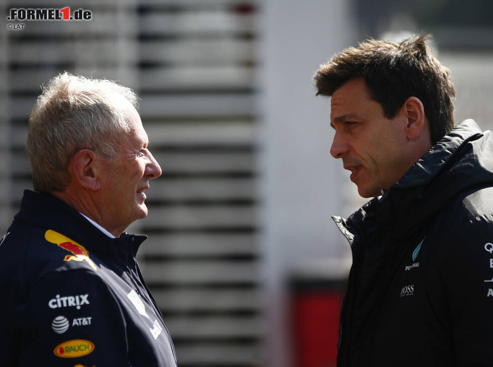 Foto zur News: Helmut Marko, Toto Wolff