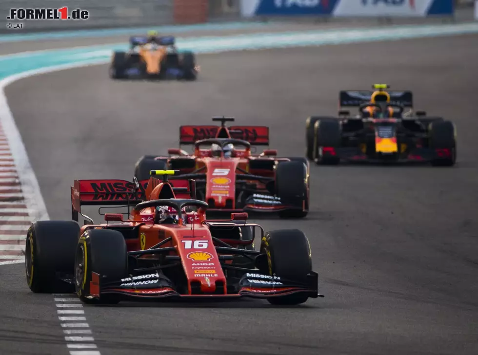 Foto zur News: Charles Leclerc, Sebastian Vettel, Alexander Albon, Carlos Sainz
