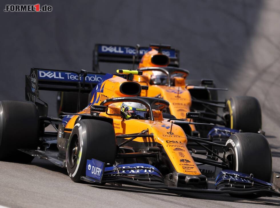 Foto zur News: Lando Norris, Carlos Sainz