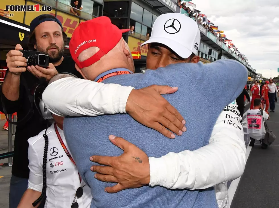 Foto zur News: Lewis Hamilton, Niki Lauda