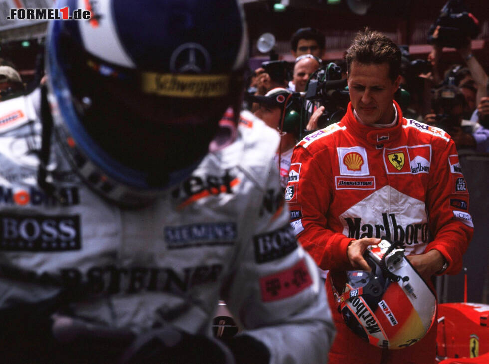 Foto zur News: Mika Häkkinen, Michael Schumacher