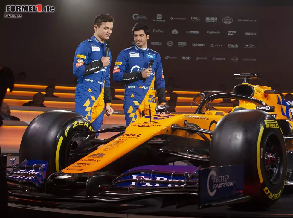 Foto zur News: Lando Norris, Carlos Sainz