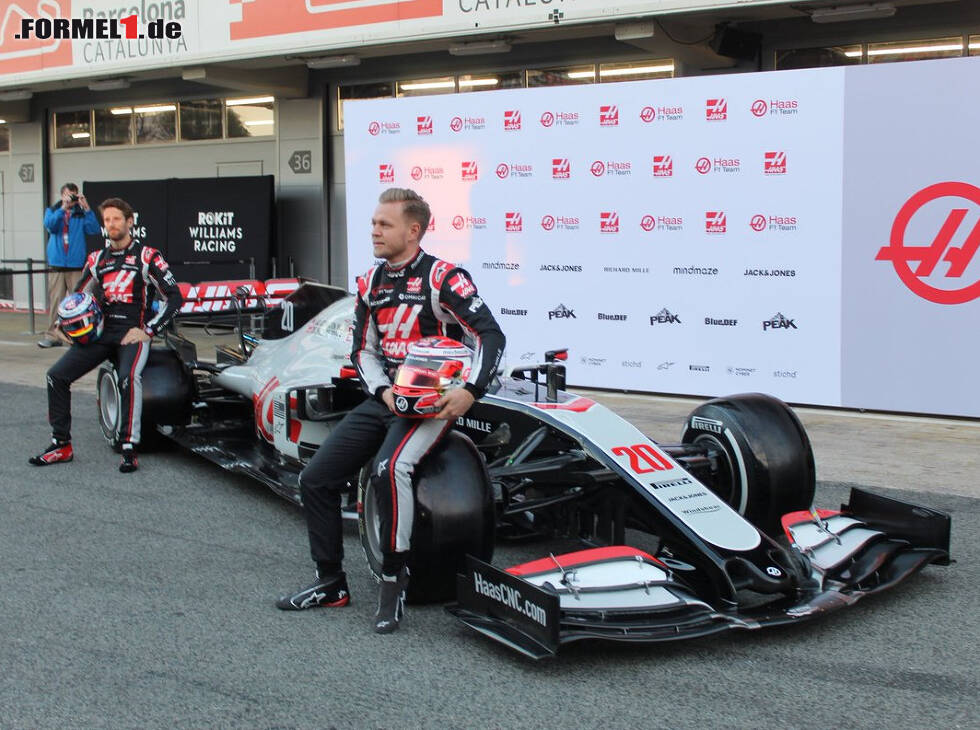 Foto zur News: Kevin Magnussen, Romain Grosjean