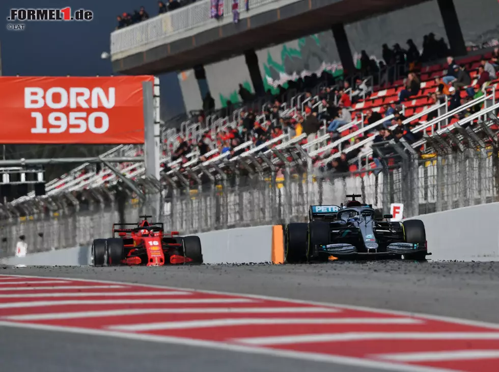 Foto zur News: Valtteri Bottas, Charles Leclerc