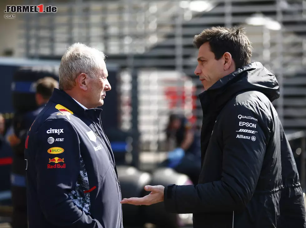 Foto zur News: Helmut Marko und Toto Wolff