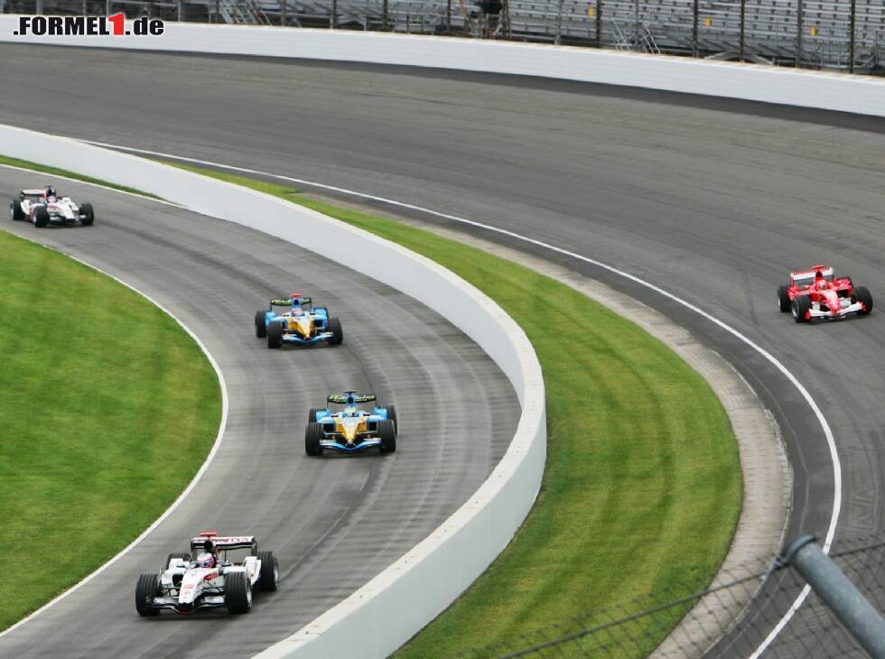 Foto zur News: Einführungsrunde zum US-Grand-Prix 2005 in Indianapolis