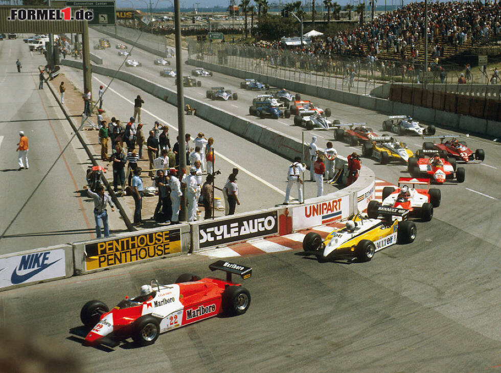 Foto zur News: Rene Arnoux, Niki Lauda