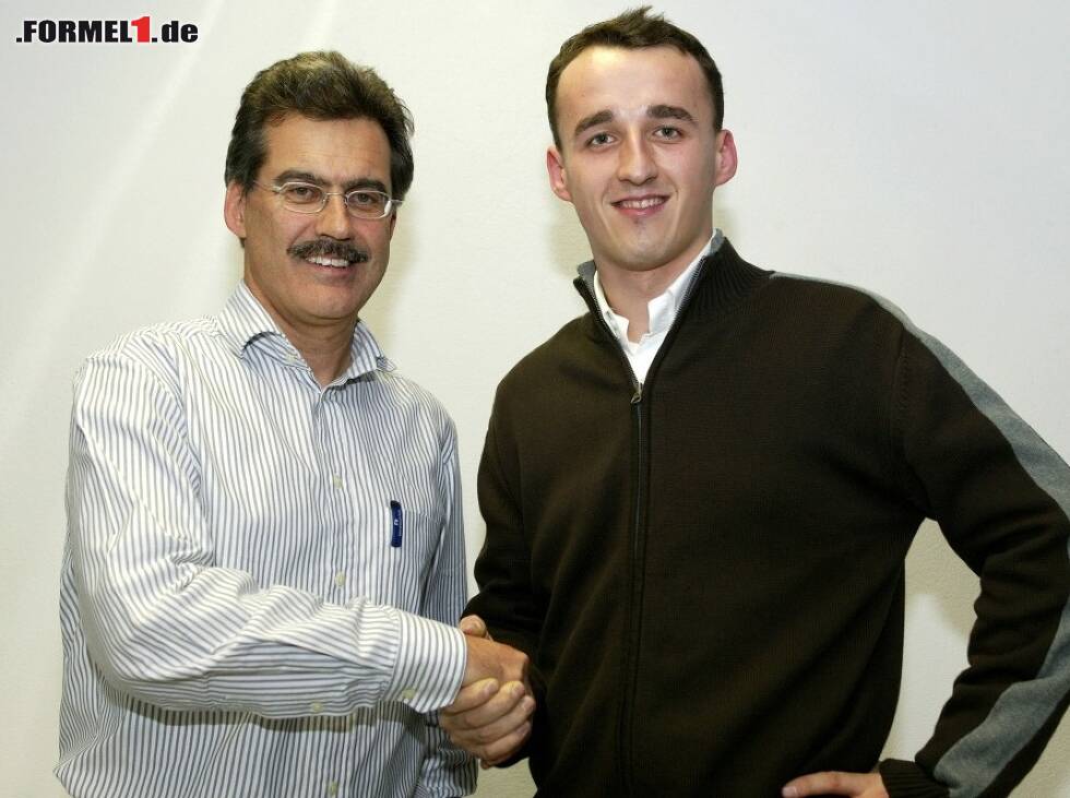 Foto zur News: 2006: BMW-Sportchef Mario Theissen, Robert Kubica