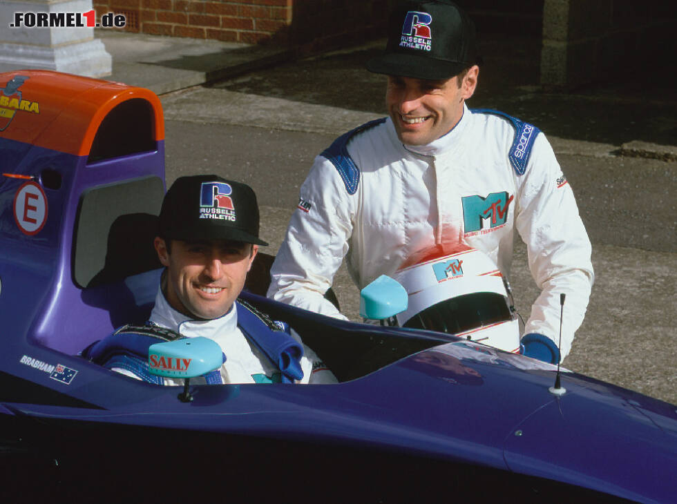 Foto zur News: Roland Ratzenberger, David Brabham
