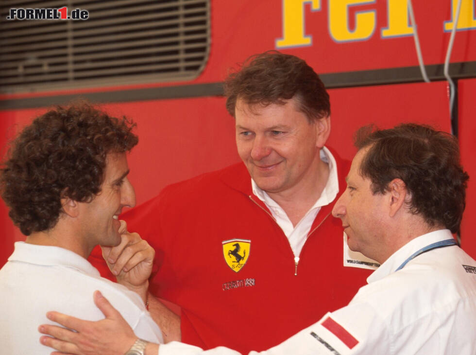 Foto zur News: Alain Prost, John Barnard, Jean Todt