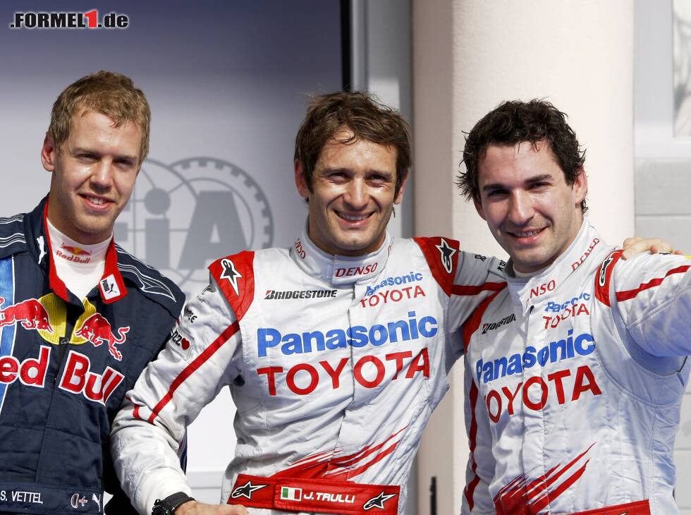 Foto zur News: Sebastian Vettel, Jarno Trulli, Timo Glock