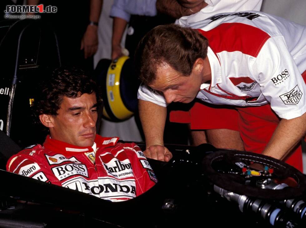 Foto zur News: Ayrton Senna, Josef Leberer