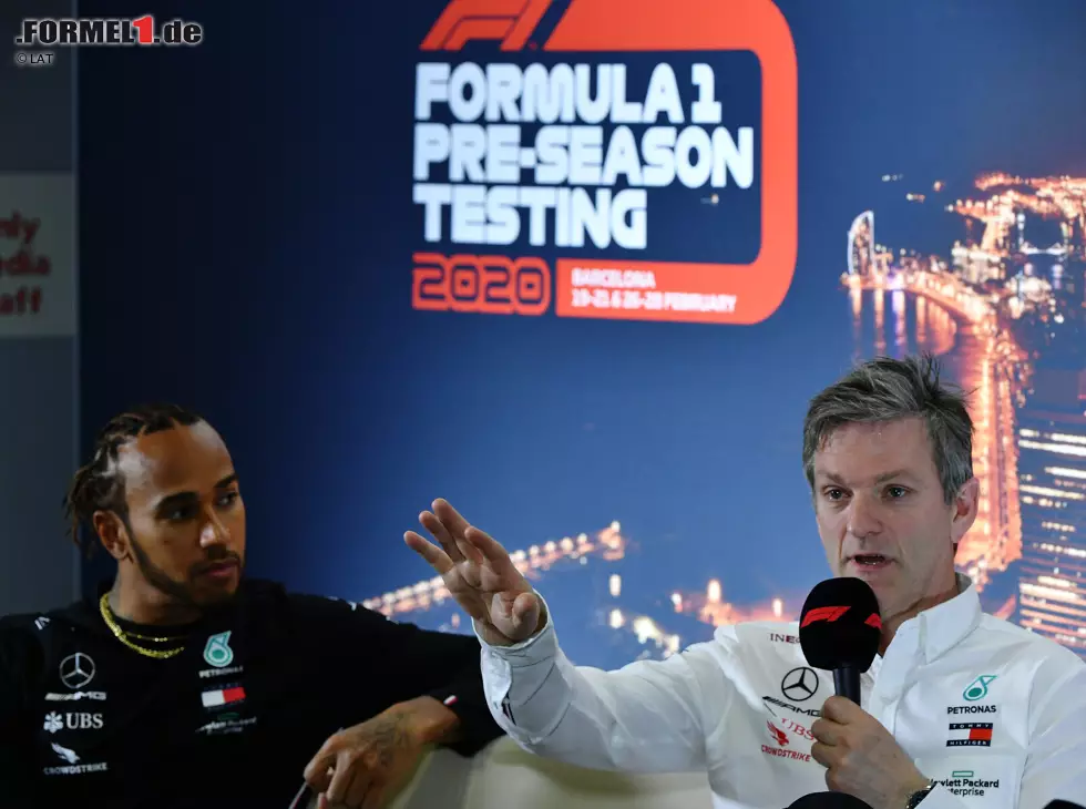 Foto zur News: Lewis Hamilton und James Allison