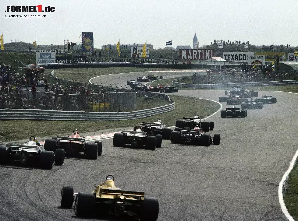 Rennstart in Zandvoort 1981 Foto zur News: Rennstart in Zandvoort 1981
