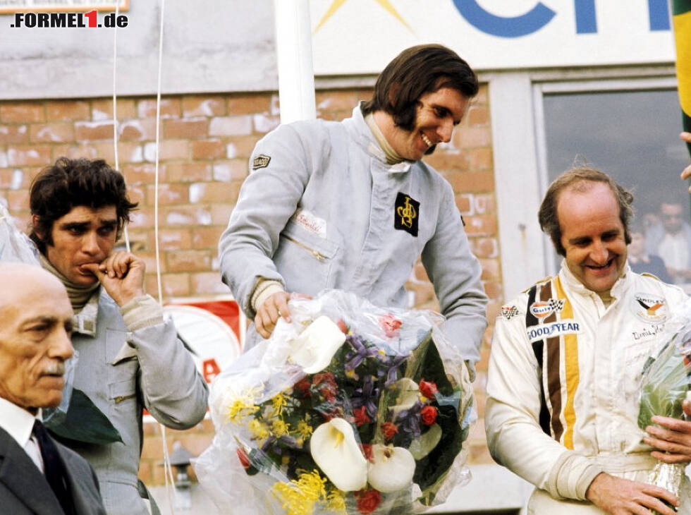 Foto zur News: Francois Cevert, Emerson Fittipaldi, Denny Hulme