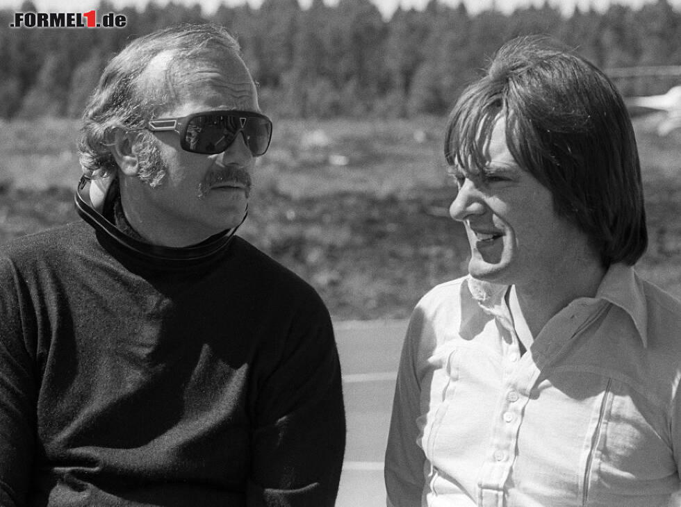 Foto zur News: Colin Chapman, Bernie Ecclestone