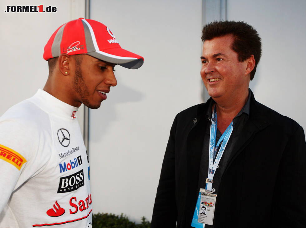 Foto zur News: Lewis Hamilton und Simon Fuller