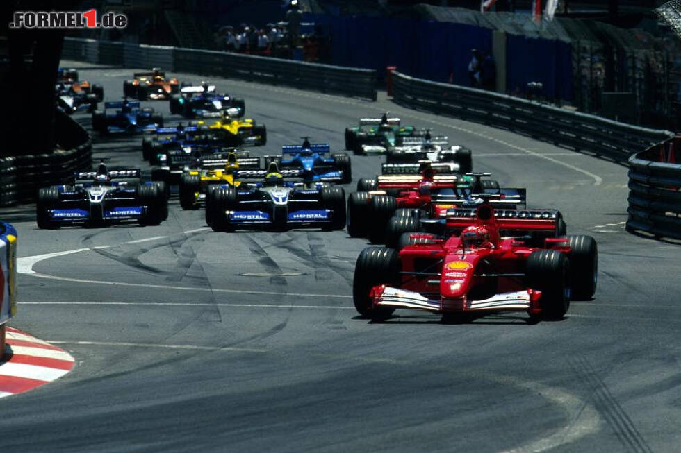 Foto zur News: Michael Schumacher, David Coulthard
