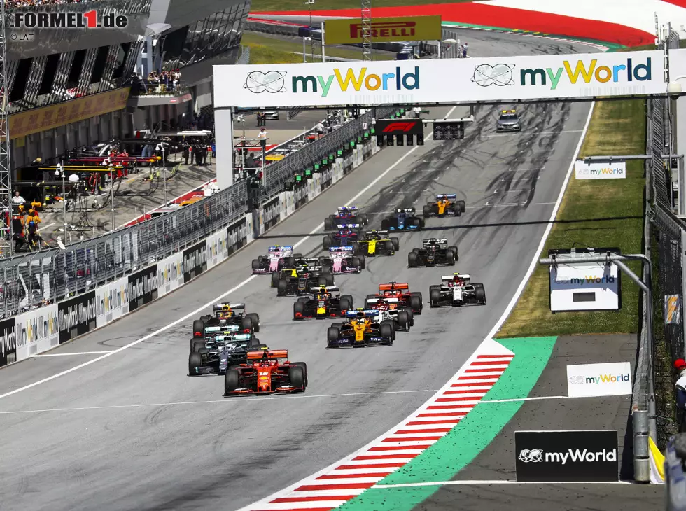 Foto zur News: Charles Leclerc, Max Verstappen, Lewis Hamilton, Valtteri Bottas, Lando Norris