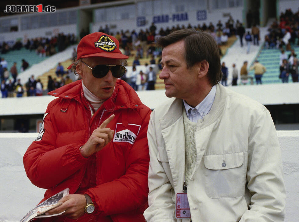 Foto zur News: Niki Lauda, Hans Mezger