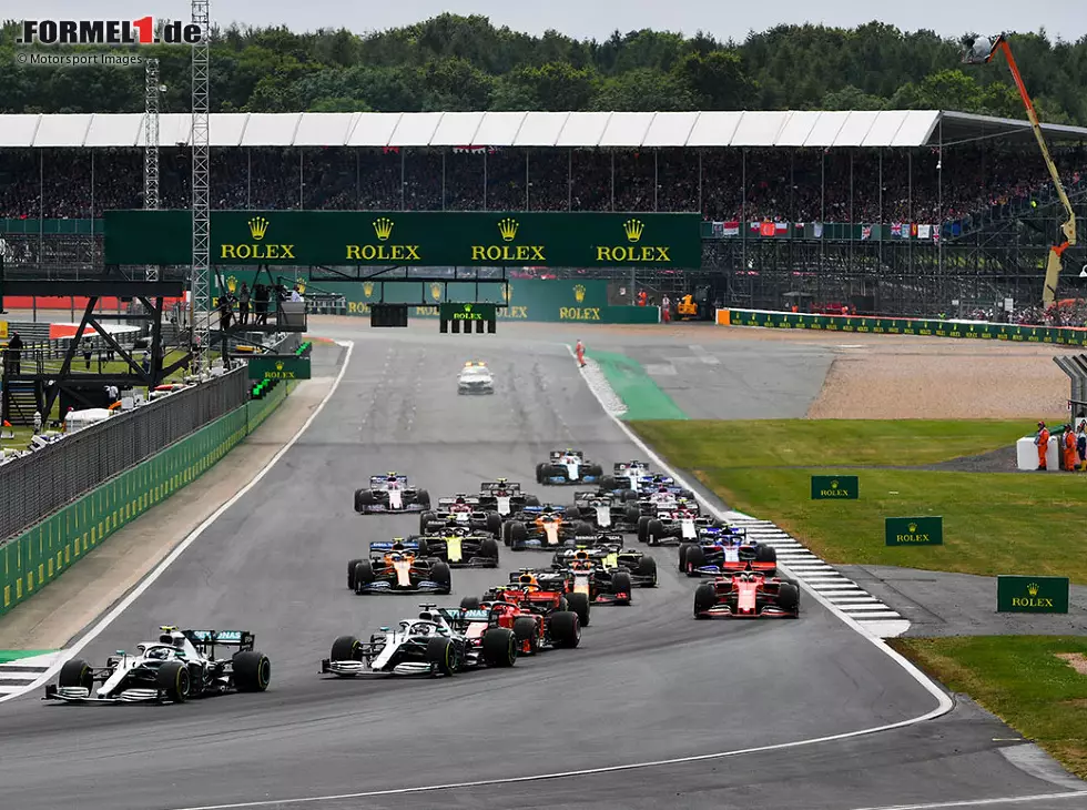 Start zum GP Großbritannien 2019 in Silverstone Foto zur News: Start zum GP Großbritannien 2019 in Silverstone