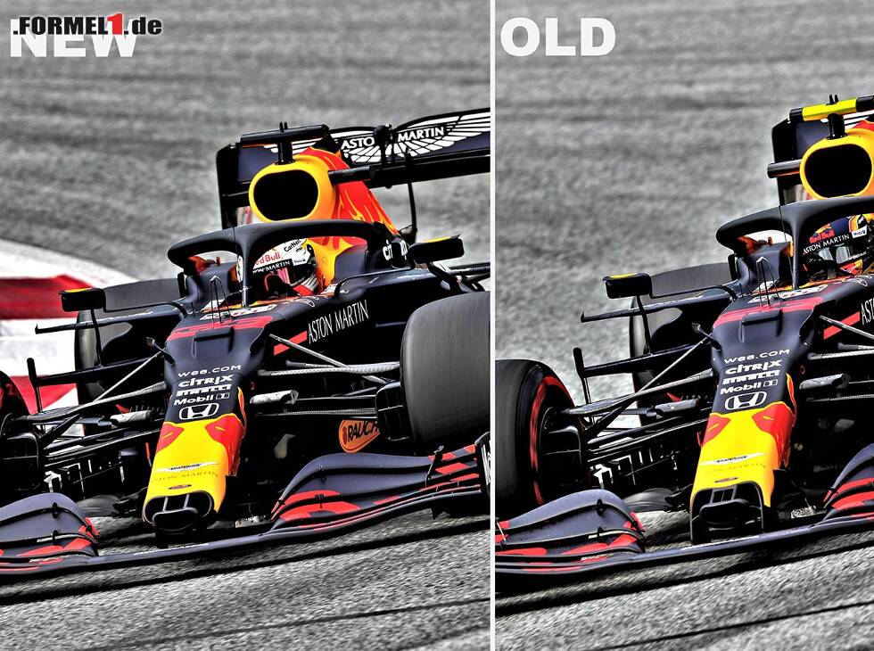 Foto zur News: Vergleich: Nase am Red Bull RB16