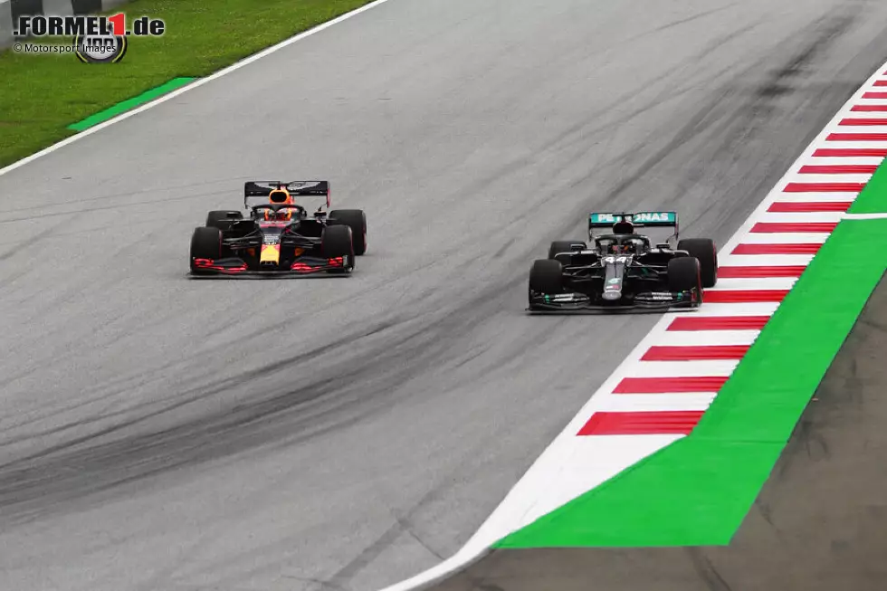 Lewis Hamilton, Max Verstappen Foto zur News: Lewis Hamilton, Max Verstappen