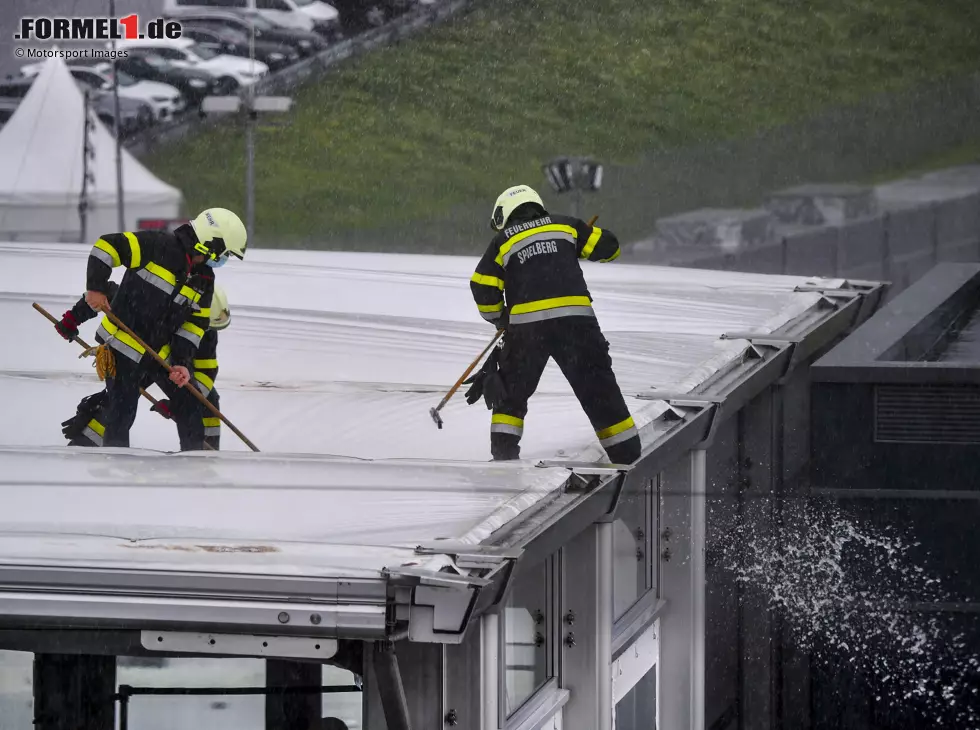 Regen in Spielberg Foto zur News: Regen in Spielberg