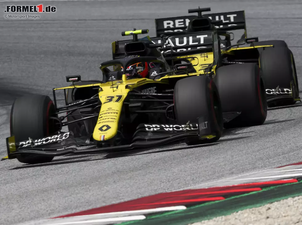 Foto zur News: Esteban Ocon, Daniel Ricciardo