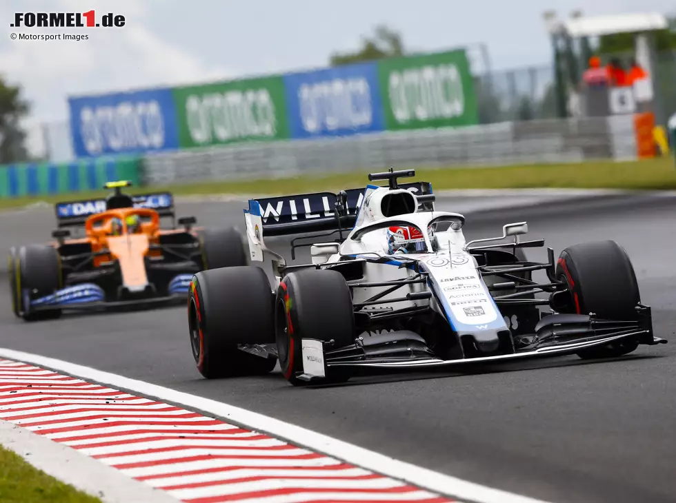 Foto zur News: George Russell, Lando Norris