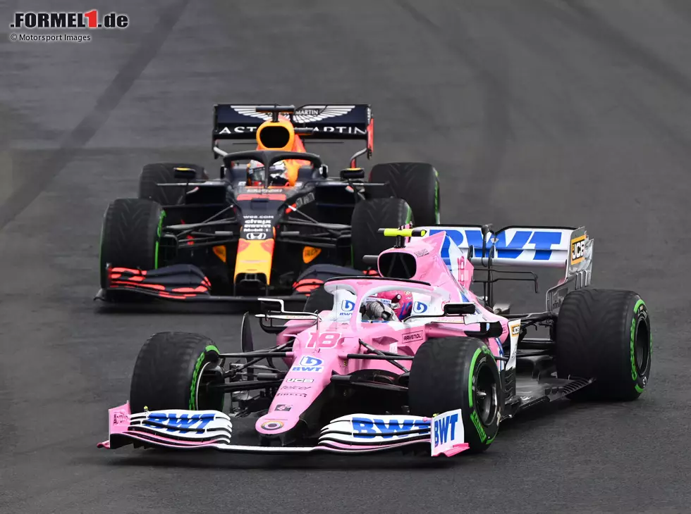 Foto zur News: Lance Stroll, Max Verstappen