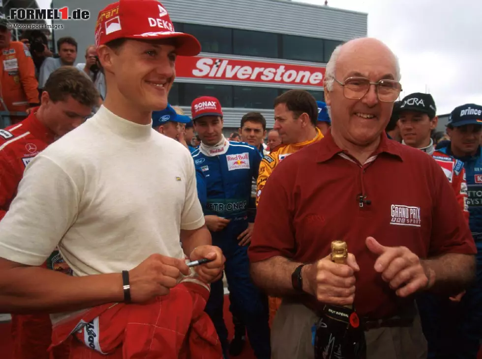 Foto zur News: Michael Schumacher, Murray Walker