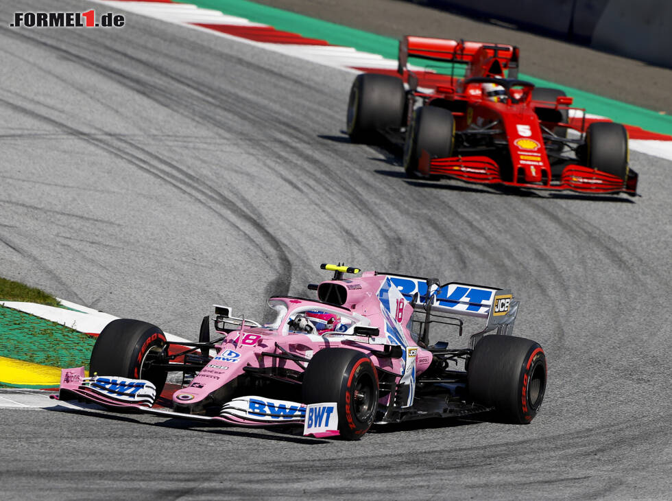 Foto zur News: Lance Stroll, Sebastian Vettel