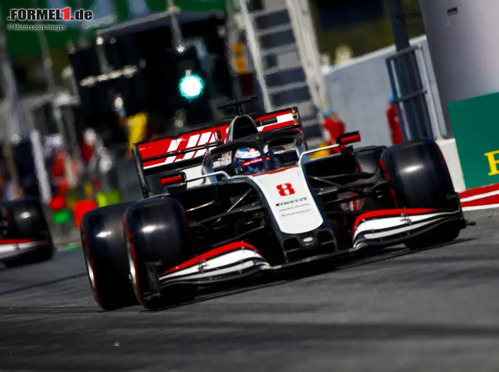 Foto zur News: Romain Grosjean, Kevin Magnussen