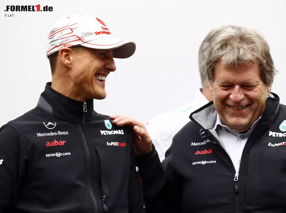 Foto zur News: Michael Schumacher, Norbert Haug