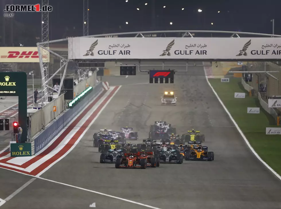 Foto zur News: Sebastian Vettel, Charles Leclerc, Lewis Hamilton, Valtteri Bottas, Max Verstappen, Kevin Magnussen