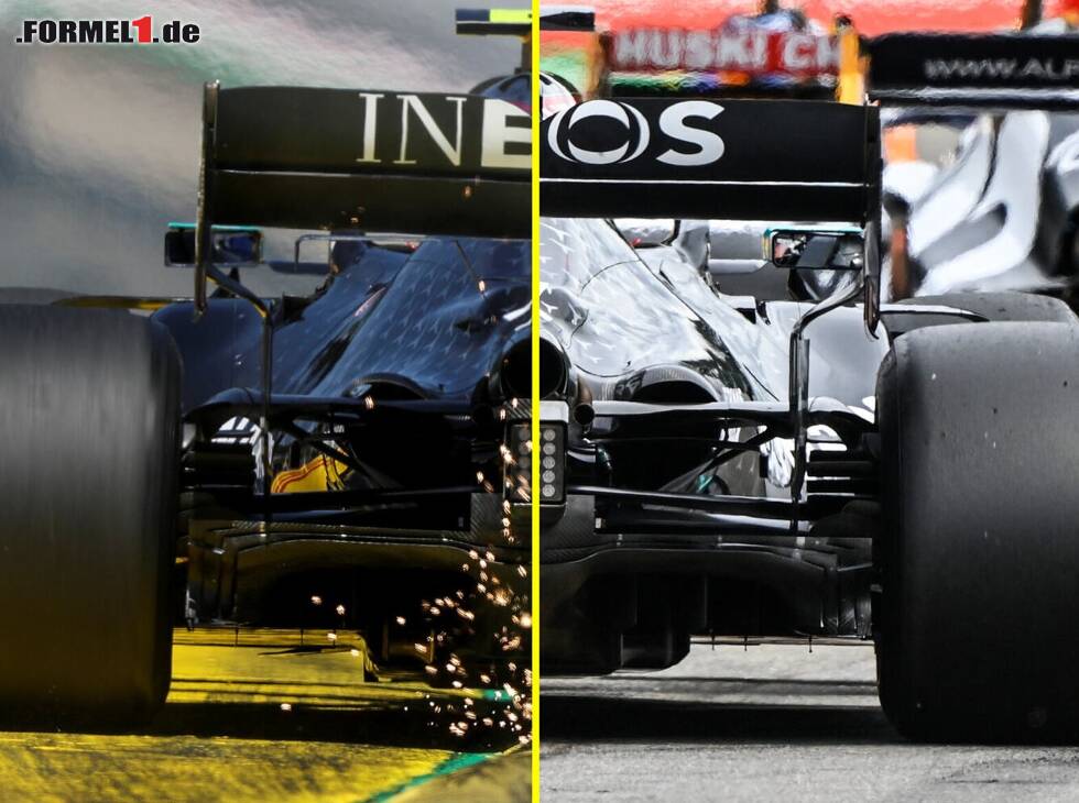 Foto zur News: Mercedes W11: Vergleich Spielberg/Spa