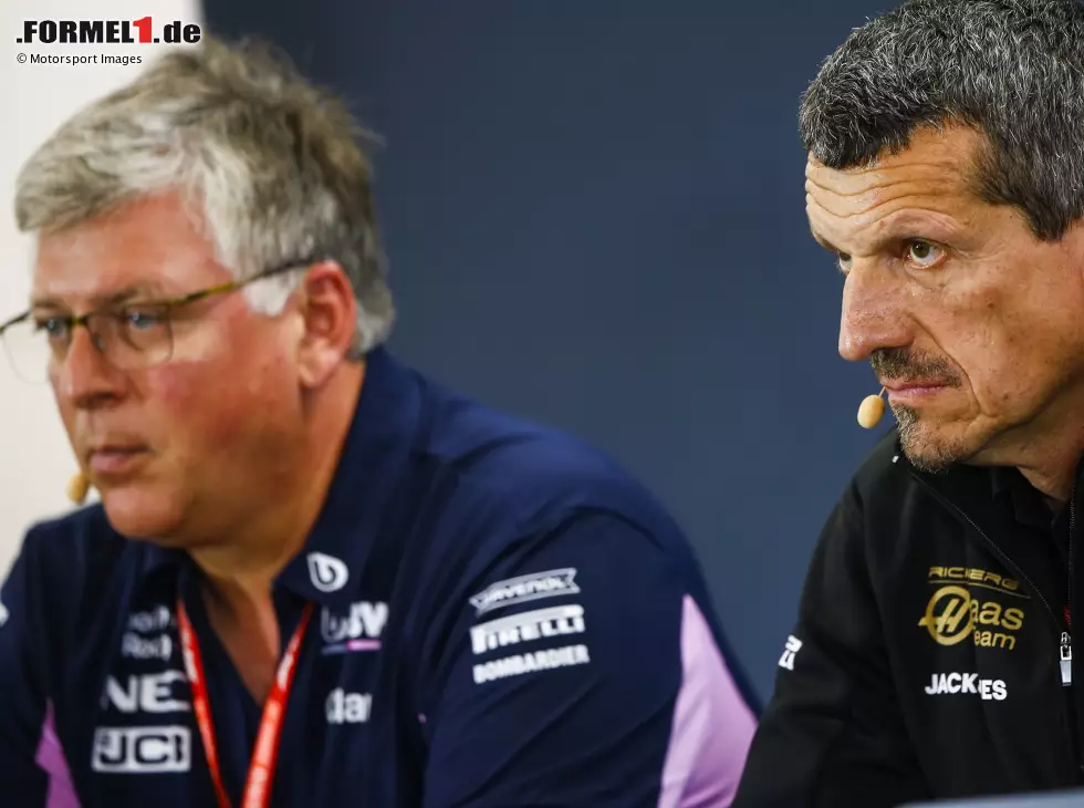 Otmar Szafnauer, Günther Steiner Foto zur News: Otmar Szafnauer, Günther Steiner