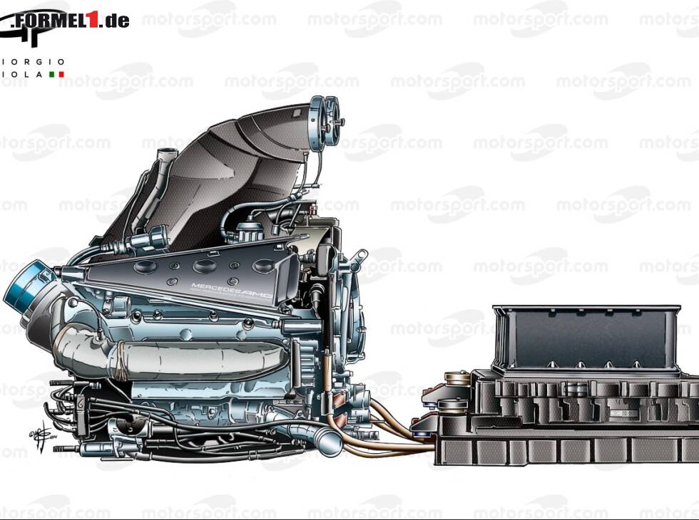 Foto zur News: Mercedes PU106, Antriebseinheit, Motor, Power Unit