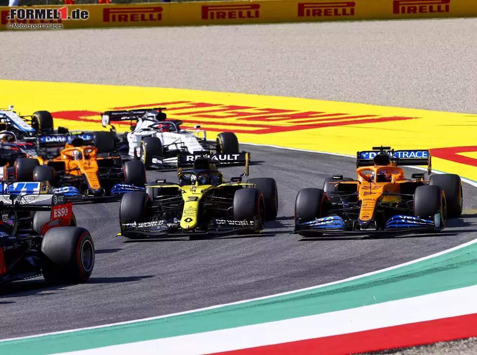 Foto zur News: Alexander Albon, Lance Stroll, Daniel Ricciardo, Carlos Sainz, Lando Norris