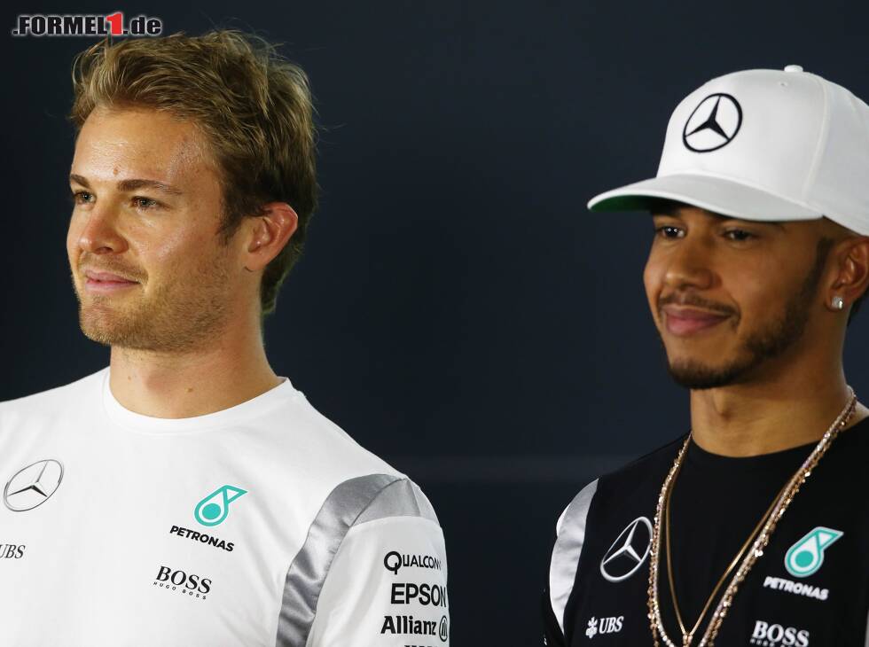 Foto zur News: Lewis Hamilton, Nico Rosberg