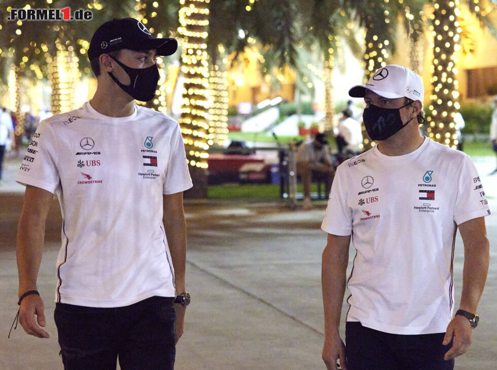 George Russell, Valtteri Bottas Foto zur News: George Russell, Valtteri Bottas
