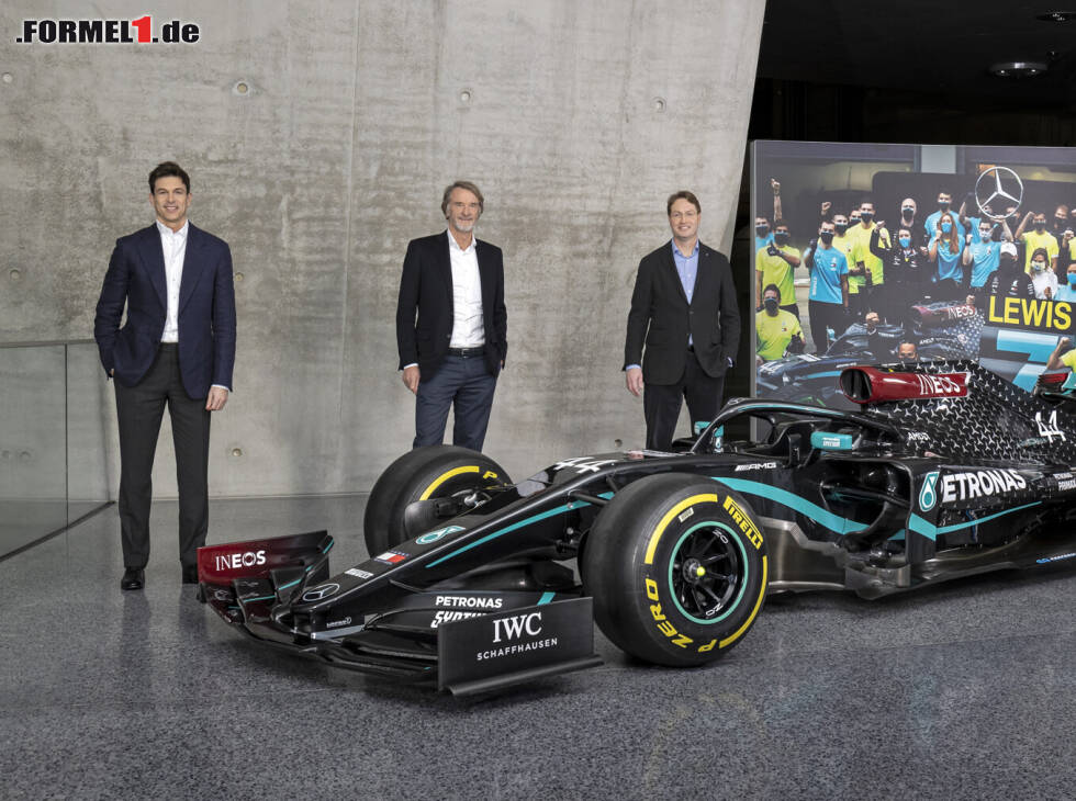 Foto zur News: Toto Wolff, Jim Ratcliffe, Ola Källenius